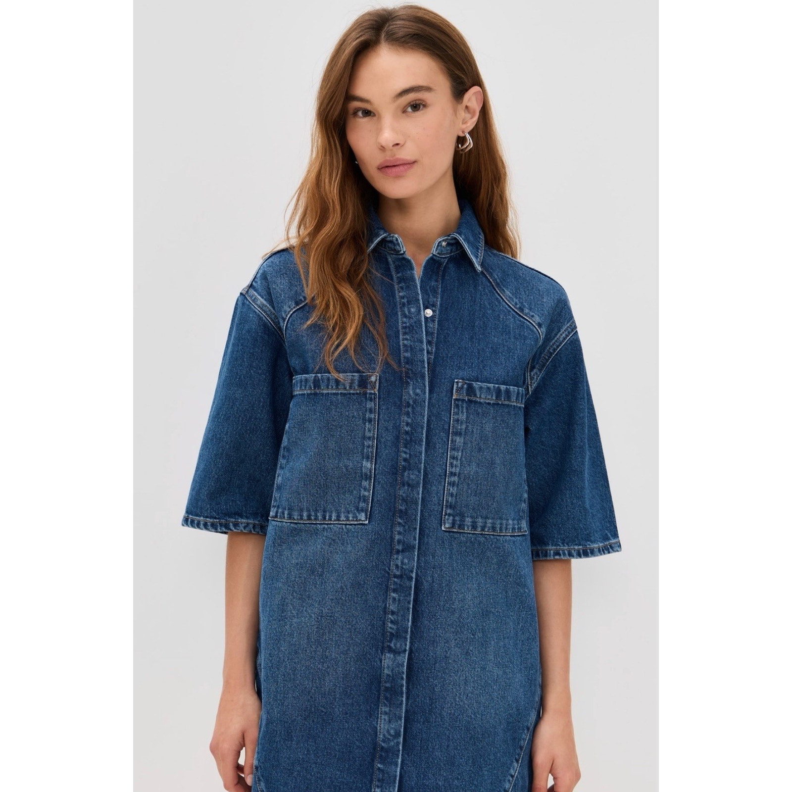 Iro Esmar Women's Dress Nwt Size 36 Denim Blue